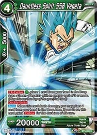 Dauntless Spirit SSB Vegeta - Cross Worlds - Dragon Ball Super: Masters card