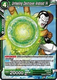 Unfeeling Destroyer Android 14 - Cross Worlds - Dragon Ball Super: Masters card