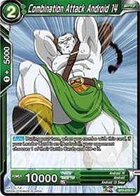 Combination Attack Android 14 - Cross Worlds - Dragon Ball Super: Masters card