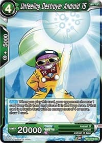 Unfeeling Destroyer Android 15 - Cross Worlds - Dragon Ball Super: Masters card