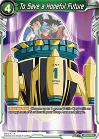 To Save a Hopeful Future - Cross Worlds - Dragon Ball Super: Masters card