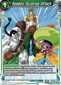 Speedy Surprise Attack - Cross Worlds - Dragon Ball Super: Masters card