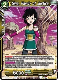 Gine, Family of Justice - Cross Worlds - Dragon Ball Super: Masters card