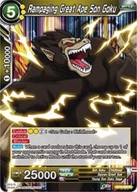 Rampaging Great Ape Son Goku - Cross Worlds - Dragon Ball Super: Masters card