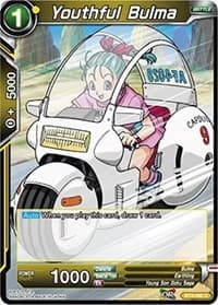 Youthful Bulma - Cross Worlds - Dragon Ball Super: Masters card