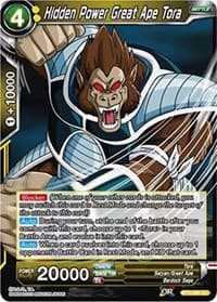 Hidden Power Great Ape Tora - Cross Worlds - Dragon Ball Super: Masters card