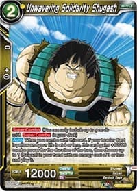 Unwavering Solidarity Shugesh - Cross Worlds - Dragon Ball Super: Masters card