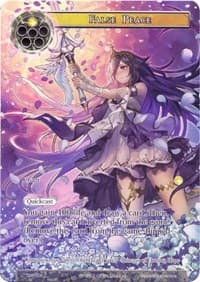 False Peace // Deadly Pox (Full Art) - The Time Spinning Witch - Force of Will card