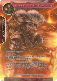 Combat Loving Dragonoid (Full Art) - The Time Spinning Witch - Force of Will card