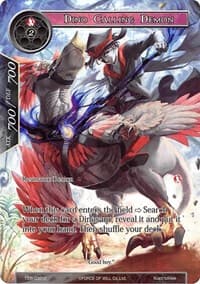 Dino Calling Demon (Full Art) - The Time Spinning Witch - Force of Will card