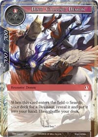 Dino Calling Demon - The Time Spinning Witch - Force of Will card