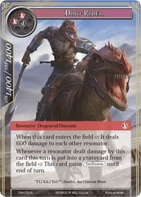 Dino-Rider - The Time Spinning Witch - Force of Will card