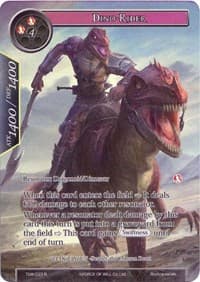Dino-Rider (Full Art) - The Time Spinning Witch - Force of Will card