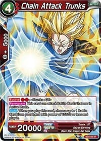 Chain Attack Trunks - Cross Worlds - Dragon Ball Super: Masters card