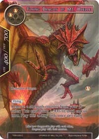 Flying Dragon of Mt. Hoelle (Full Art) - The Time Spinning Witch - Force of Will card