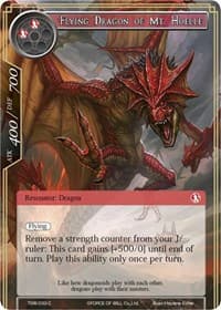 Flying Dragon of Mt. Hoelle - The Time Spinning Witch - Force of Will card