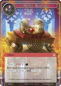 Hero's Bracelet - The Time Spinning Witch - Force of Will card