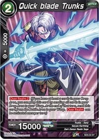 Quick blade Trunks - Cross Worlds - Dragon Ball Super: Masters card