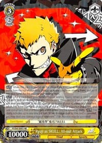 Ryuji as SKULL: All-out Attack - Persona 5 - Weiss Schwarz card
