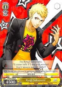 Ryuji Sakamoto - Persona 5 - Weiss Schwarz card