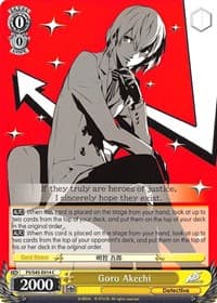 Goro Akechi - Persona 5 - Weiss Schwarz card