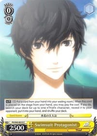 Swimsuit Protagonist - Persona 5 - Weiss Schwarz card