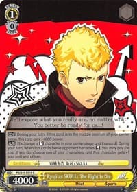 Ryuji as SKULL: The Fight Is On - Persona 5 - Weiss Schwarz card