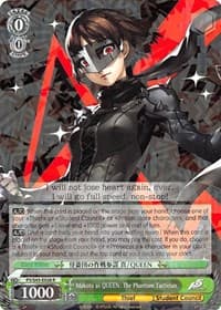 Makoto as QUEEN: The Phantom Tactician - Persona 5 - Weiss Schwarz card