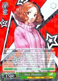 Haru Okumura - Persona 5 - Weiss Schwarz card