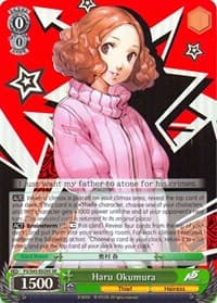 Haru Okumura (SR) - Persona 5 - Weiss Schwarz card