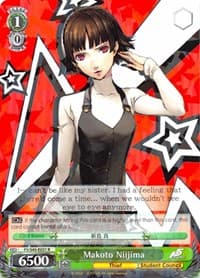 Makoto Niijima - Persona 5 - Weiss Schwarz card