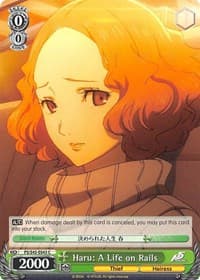 Haru: A Life on Rails - Persona 5 - Weiss Schwarz card