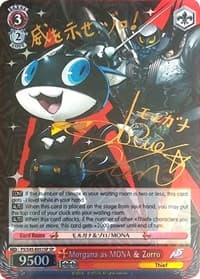 Morgana as MONA & Zorro (SP) - Persona 5 - Weiss Schwarz card