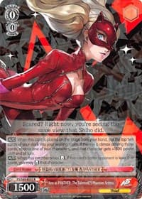 Ann as PANTHER: The Talented Phantom Actress - Persona 5 - Weiss Schwarz card