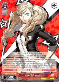 Ann Takamaki - Persona 5 - Weiss Schwarz card