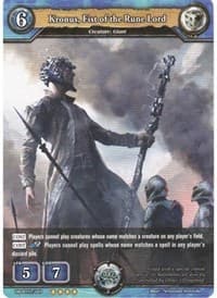 Kronus, Fist of the Rune Lord - Gears of Apocalypse - Dragoborne card