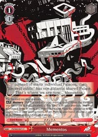 Mementos - Persona 5 - Weiss Schwarz card