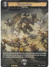 Unholy Alliance - Gears of Apocalypse - Dragoborne card