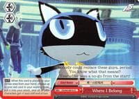 Where I Belong - Persona 5 - Weiss Schwarz card
