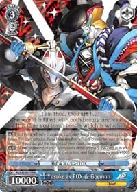 Yusuke as FOX & Goemon - Persona 5 - Weiss Schwarz card