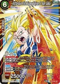 Victorious Fist Super Saiyan 3 Son Goku - Cross Worlds - Dragon Ball Super: Masters card
