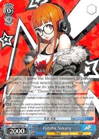 Futaba Sakura - Persona 5 - Weiss Schwarz card
