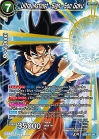 Ultra Instinct -Sign- Son Goku - Cross Worlds - Dragon Ball Super: Masters card
