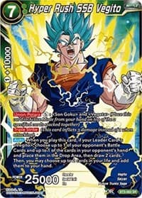 Hyper Rush SSB Vegito - Cross Worlds - Dragon Ball Super: Masters card