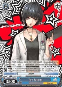 Tae Takemi - Persona 5 - Weiss Schwarz card