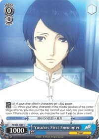 Yusuke: First Encounter - Persona 5 - Weiss Schwarz card