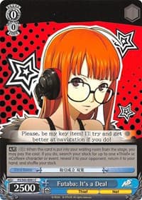 Futaba: It's a Deal - Persona 5 - Weiss Schwarz card