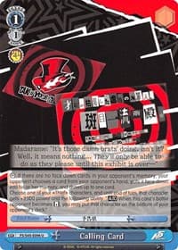 Calling Card (Blue) - Persona 5 - Weiss Schwarz card