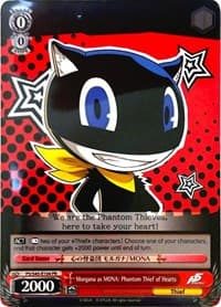 Morgana as MONA: Phantom Thief of Hearts - Persona 5 - Weiss Schwarz card