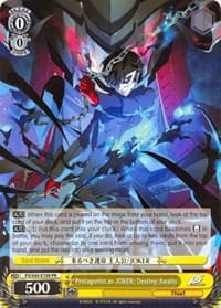 Protagonist as JOKER: Destiny Awaits - Persona 5 - Weiss Schwarz card